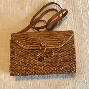 Koret raffia box crossbody